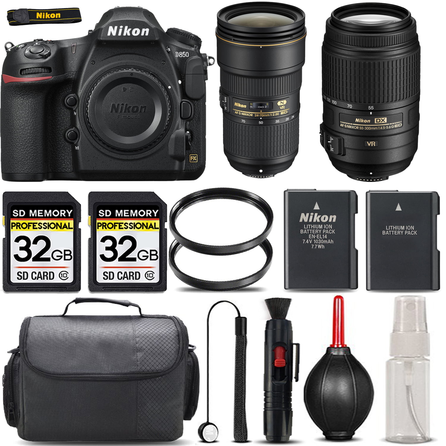 Lens Cap Cover Keeper Protector for Nikon AF-S DX NIKKOR 55-300mm f/4.5-5.6G ED VR 