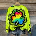 thumbnail image 6 of Uootdi Oversized St Patricks Day Sweatshirts for Women Irish Saint Pattys Shamrock Crewneck Long Sleeve Shirts Holiday Trendy Pullover Tops Gift, 6 of 7