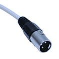 thumbnail image 3 of Seismic Audio  6 Foot White XLR to XLR Patch Cable - 6' XLR Patch Cord White - SAXLX-6White, 3 of 3