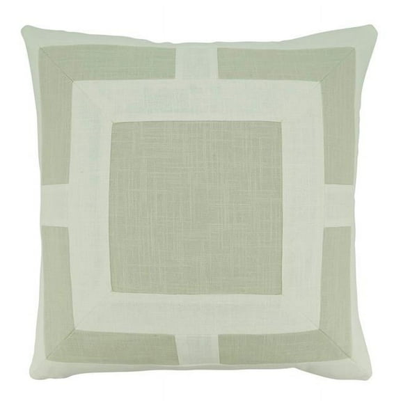 Saro Lifestyle Geometric Down Filled Throw Pillow