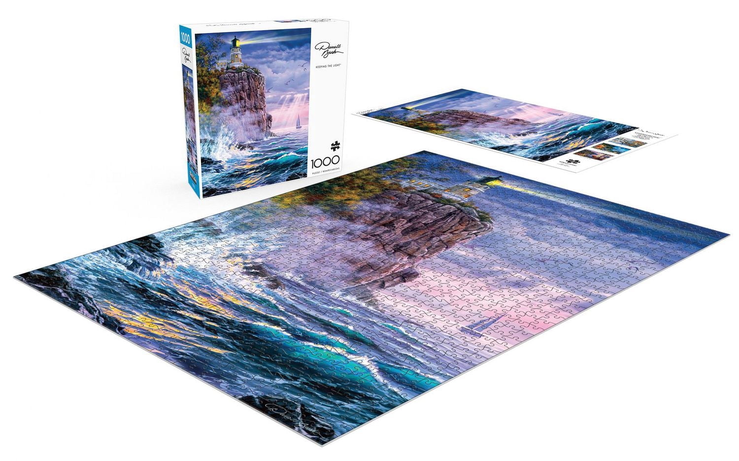 Buffalo Games - Darrell Bush - Keeping the Light - 1000 Piece Jigsaw Puzzle
