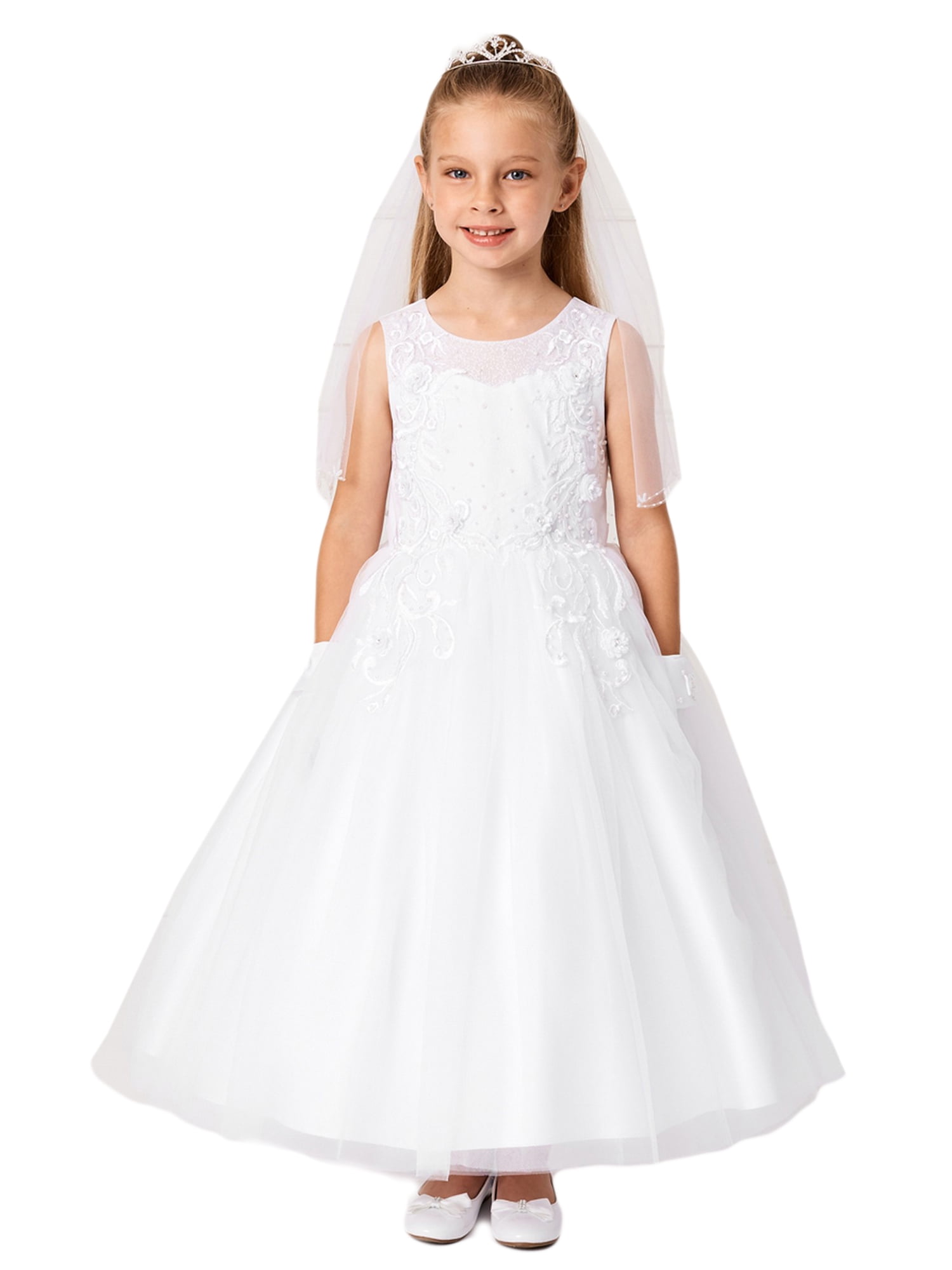 jr bridesmaid dresses white