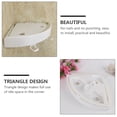 thumbnail image 3 of Raindrops 1Pcs Bathtub Corner Shelf Plastic Triangle for Space-saving Bathroom Use, 3 of 8