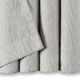 thumbnail image 2 of Chanasya 2-Panel Classy Embossed Leaf Textured Curtains - Back Tab, Ring Tab - for Windows Living Room Bedroom - Partial Room Darkening Drapes for Privacy - 52 x 84 Inches - Beige, 2 of 5