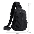 thumbnail image 2 of Mochila bandolera para hombres y mujeres, para senderismo, caminar, ciclismo, viajes, ciclismo, 2 of 5