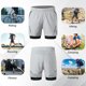 thumbnail image 4 of Pantalones cortos para correr 2 en 1 para hombres con bolsillos con cremallera Ejercicio de secado rápido, 4 of 7