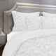 thumbnail image 4 of Designart 'Abstract White Geometric Pattern' Juego de cama escandinavo - Edredón, 4 of 5