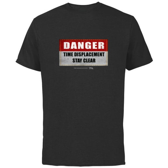 Marvel Loki Danger Time Displacement Stay Clear TVA - Short Sleeve Cotton T-Shirt for Adults - Customized-Black