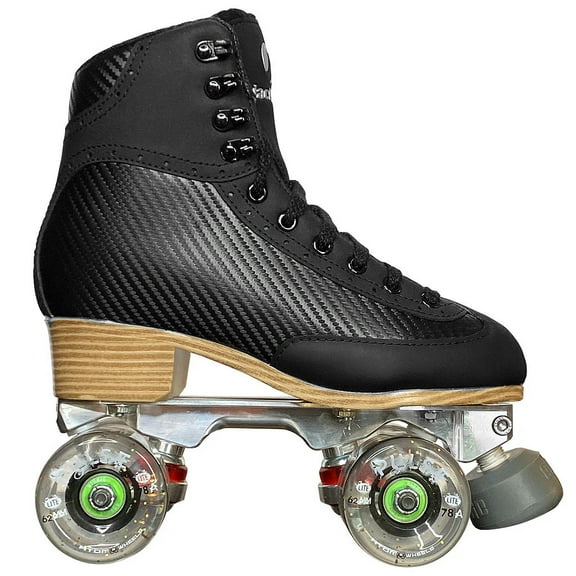 Atom Quad Outdoor Roller Skates - Vibe Alloy Women's Outdoor Package (Black)