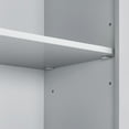 thumbnail image 4 of 60 in Bathroom cabinets, storage cabinets, cupboards, storage cabinets with doors, display cabinets with open shelves, freestanding living room floor cabinets, home office  Gray, 4 of 6
