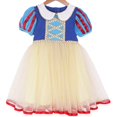 thumbnail image 3 of Vestidos de princesa Vestidos de verano Faldas de manga corta Vestidos de cumpleaños para niñas Vestidos clásicos, 3 of 5