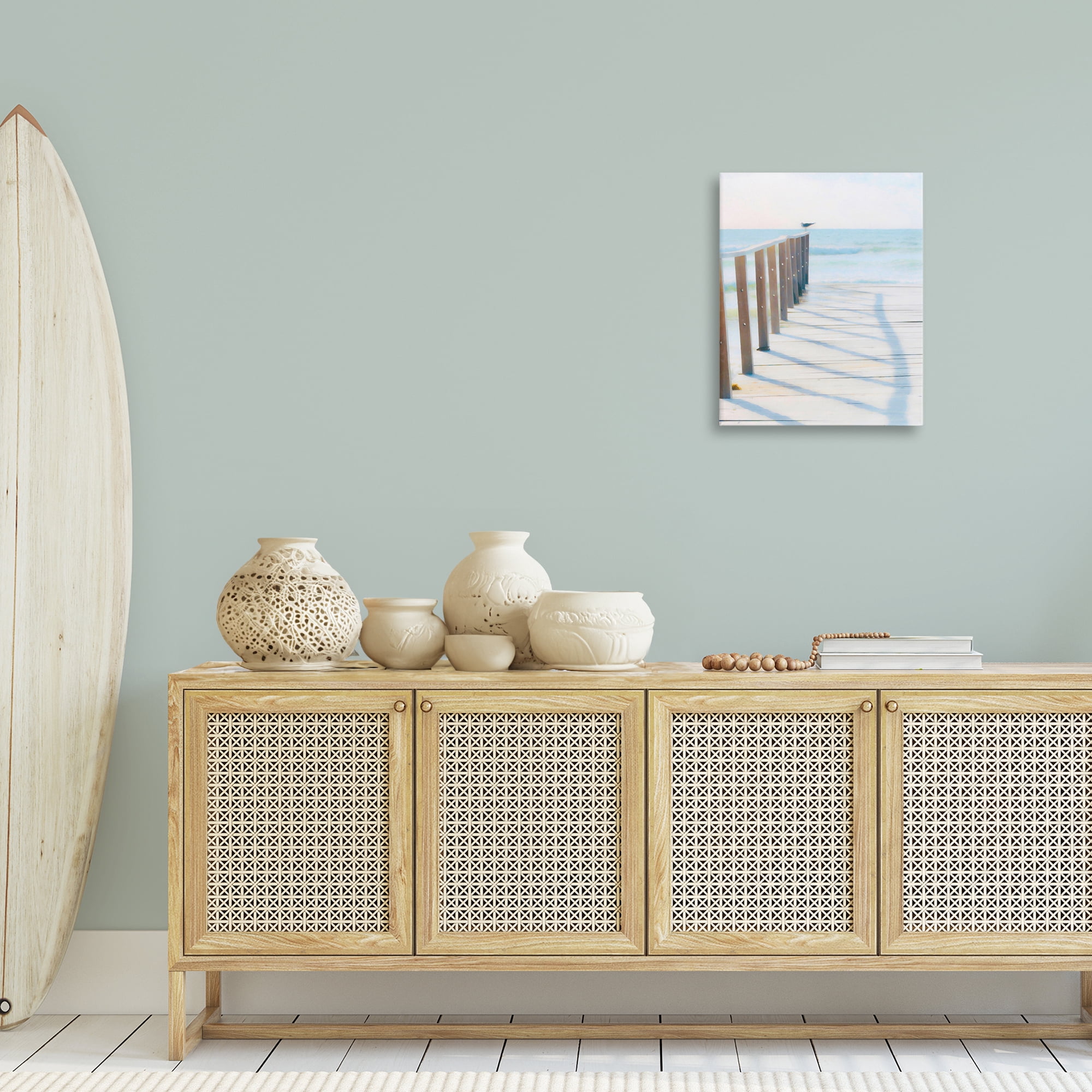 Stupell Industries Perched For Best View Nautical & Beach Painting Wrapped Canvas Art Print Wall Art, 16 x 20