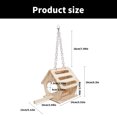 thumbnail image 3 of Parrots Swing Grinding Scratchers Perch Birdhouse Bird Stand Cage Toy Nest Rack Toy Grinding Perch Supplies, 3 of 7