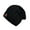 Black, variant on Slouchy Knit Cap Warm Stocking Hats Guys Winter Hat Plain Hat Women's Winter Fashion Plus Velvet Mixed Color Versatile Woolen Knitted Hat To Keep Out The Cold