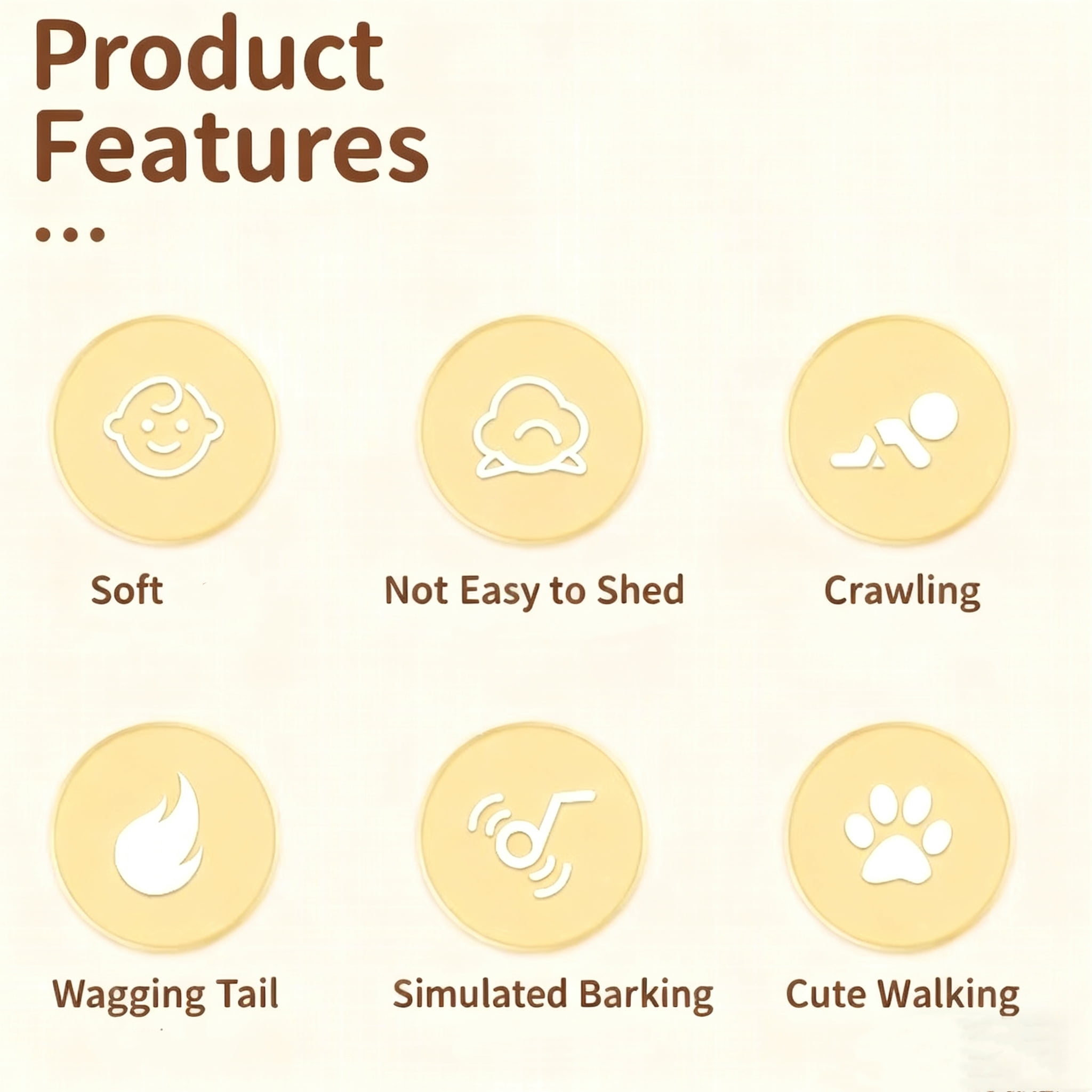 Interactive Plush Puppy - Walking, Barking & Wagging Robotic Pet Toy for Kids, Comforting Companion with Soft Fur
