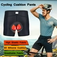 thumbnail image 1 of EGNMCR Thickened GEL Padded Bicycle Bike Cycling Underwear Shorts Pants Riding Padded, 1 of 5