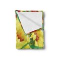 thumbnail image 2 of Fine Art Soft Flannel Fleece Throw Blanket, Watercolor Flower Field Summer Bouquet Vintage Brushstroke Spring Inspirations, Cozy Plush for Indoor and Outdoor Use, 50" x 60", Multicolor, by Ambesonne, 2 of 5