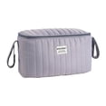 thumbnail image 1 of Organizador de cochecito, contenedor de almacenamiento para guardería, bolsa para cochecito de bebé, bolsa para biberones, aperitivos, pañales , Gris, 1 of 8