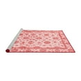 thumbnail image 2 of Ahgly Company Machine Washable Indoor Round Oriental Red Traditional Area Rugs, 4' Round, 2 of 4