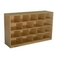 thumbnail image 2 of Childcraft Cubby Unit, 18 Clear Trays, 47-3/4 x 13 x 30 Inches, 2 of 3