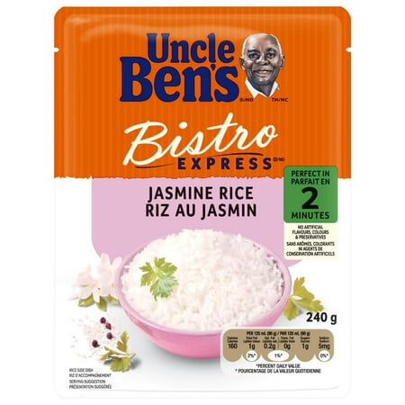 Bens Original BISTRO EXPRESS plat d'accompagnement à base de riz au jasmin,  sachet format familial - 490 g