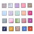 thumbnail image 2 of Ink Pad,  Ink Pad Widelu  Bright Beautiful Colors Safe  20 Different Colors  for Painting for Stamping for Graffiti, 2 of 8