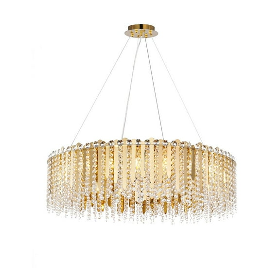 Bethel International Chandelier in Gold Color