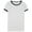 White - white, variant on Hybrid Womens Honolulu Ringer Basic T-Shirt, White, XX-Large