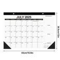 thumbnail image 7 of Under $6 Price Drop Alert Upgrade 18-Month Desk Calendar-Upgraded-2026 Large Desk Calendar, Large Wall Calendar from January to June 2026 18 Months Planner with to Do List, Ruled Blocks, Julian Dates, 7 of 7