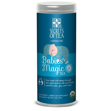 Secrets of Tea - Baby Magic - Certified USDA Organic Herbal Tea for Digestive Health, Gas, Constipation, Acid Reflux, and Colic Prevention Inducing Better Sleep (20 (Best Herb For Psoriasis)