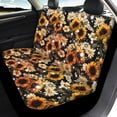 thumbnail image 4 of Pzuqiu Sunflower Garden Car Seat Covers Easy to Install Car Seat Covers Full Set Auto Decor Protect Protection Fit for Sedans Truck, 4 of 10