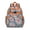 Orange-19, variant on Floral and Bee Artwork Toddler Backpack Adjustable Shoulder Straps Chest Buckle Lightweight Water-resistant Bookbag for Student and Students