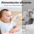 thumbnail image 4 of Biberón Dispensador de Alimentación Bebé Azul Diseño de Ventosa con Cuchara de Silicona, 4 of 7