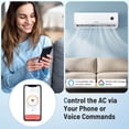 thumbnail image 4 of Lithzen 18000 BTU Mini Split Air Conditioner & Heater, 208/230V 18.1 SEER2 Wifi Enabled, 4 of 10