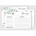 thumbnail image 2 of Inkdotpot Recipe Card 6x4 inch Single-Sided Recipe Design Cards Greenery Recipe Cards Wedding-Bridal Shower-Baby Shower- Pack of 50, 2 of 6