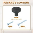 thumbnail image 3 of 10Pack Round Cabinet Knobs,  1.2" Dia x 0.98" Height Drawer Knob Handle Pulls for Kitchen Cabinets Bedroom Dresser Wardrobe, Grey, 3 of 6