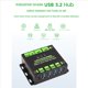 thumbnail image 3 of 2X Industrial 4 Vías USB3.2 Hub 2IN-4OUT Dual Host Conmutación Aleatoria Compartida Circuito de Protección Múltiple 5Gbps, 3 of 5