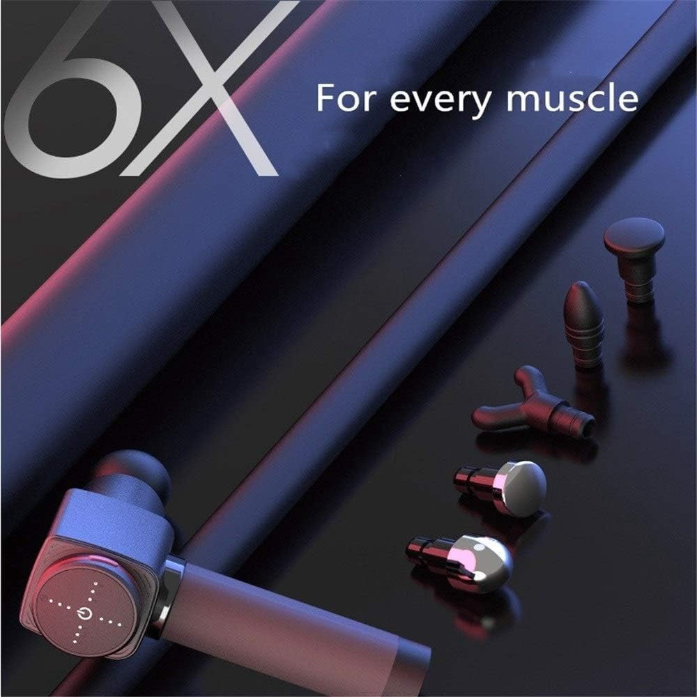 RKXQT Massage Therapy Instrument Fascia Electric Gun Gun Gun deep Muscle Relaxation Massage Before and After Exercise Massager