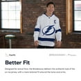 thumbnail image 4 of Men's Fanatics Erik Cernak Tampa Bay Lightning Blue Home Breakaway Player Jersey, 4 of 7