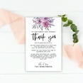 thumbnail image 3 of Koyal Wholesale Lavender Watercolor Florals Wedding Thank You Place Setting Cards for Table Reception, 56-Pack, 3 of 5