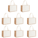 thumbnail image 1 of 8uds. Bolsa de compras de arpillera, organizador de almacenamiento de comestibles reutilizable, bolsos (M), 1 of 2