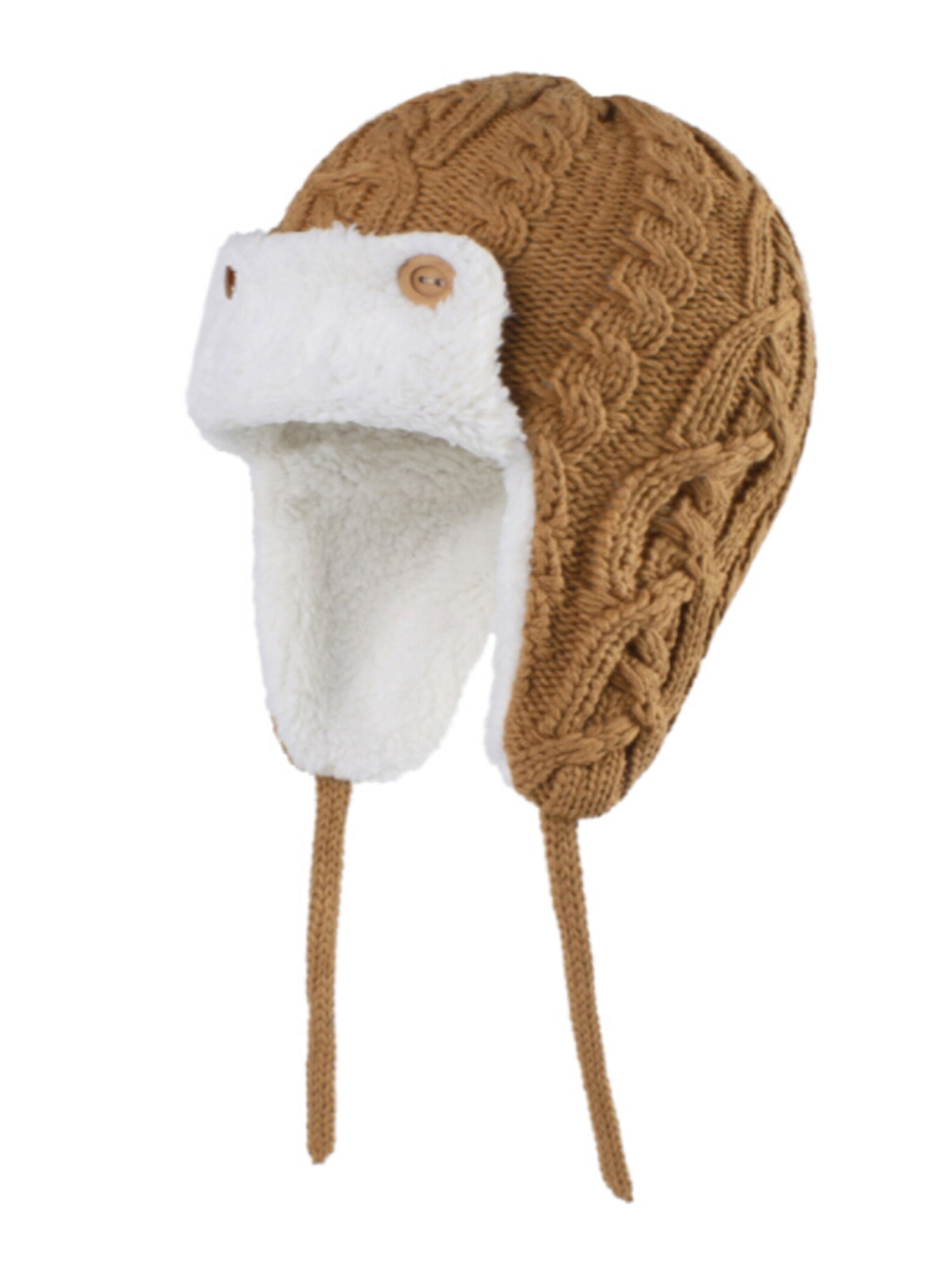 Lovely Beanie Hat Winter Warm Earmuffs Hat for Infant Toddler Baby Children B 