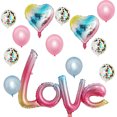 thumbnail image 2 of UDIYO 1 Set Red Love Balloon Letters - Pack of 13 | Red Heart Balloons for I Love You Balloons| Romantic Decorations Special Night |Happy Anniversary Decorations Romantic, Valentines Day Decor, 2 of 7