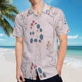 thumbnail image 5 of High Quality Hawaiian Shirts for Men Short Sleeve Aloha Beach Shirt Floral Summer Casual Button Down Shirts Blouses 79SXTR, 5 of 7