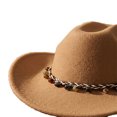 thumbnail image 7 of VBEWZET Shapeable Brim Woven Cowboy Cap, Band Decor Packable Protection Beach Hat for Riding, Fishing, Camping & Vacation, 7 of 7