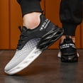 thumbnail image 5 of Men's Breathable Low-Top Sneakers Compatible for Running & Daily Wear - Slip- Sneakers with Cushioned Sole, Lightweight Athletic, Solid Color Casual Footwear (//Navy), 5 of 9