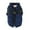 Dark Blue, variant on Pet Warm Jacket Small Dog Vest Harness Puppy Winter 2 in 1 Outfit Cold Weather Coat Zipper Fleece Dog Clothes for Puppy Small Dogs Cats