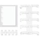 thumbnail image 4 of Suministros De Oficina, Capacidad Para 60 Hojas Anillos De Encuadernación De Papel Diseño Segmentado Uso Fácil Espesor De Encuadernación De 11 Mm Escritura Libre Para EOTVIA Blanco transparente, 4 of 8