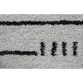 thumbnail image 2 of Granada Kienna Black Charcoal Ivory and White Polypropylene Area Rug, 2 of 5