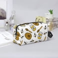 thumbnail image 6 of Uemuo Honey Pattern Portable Toiletry Bags with Handle, Waterproof travel Make up Bags for Women, Large Capacity Travel Cosmetic Bags, 6 of 9